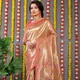 PEACH__Royal Rajgharana Sarees